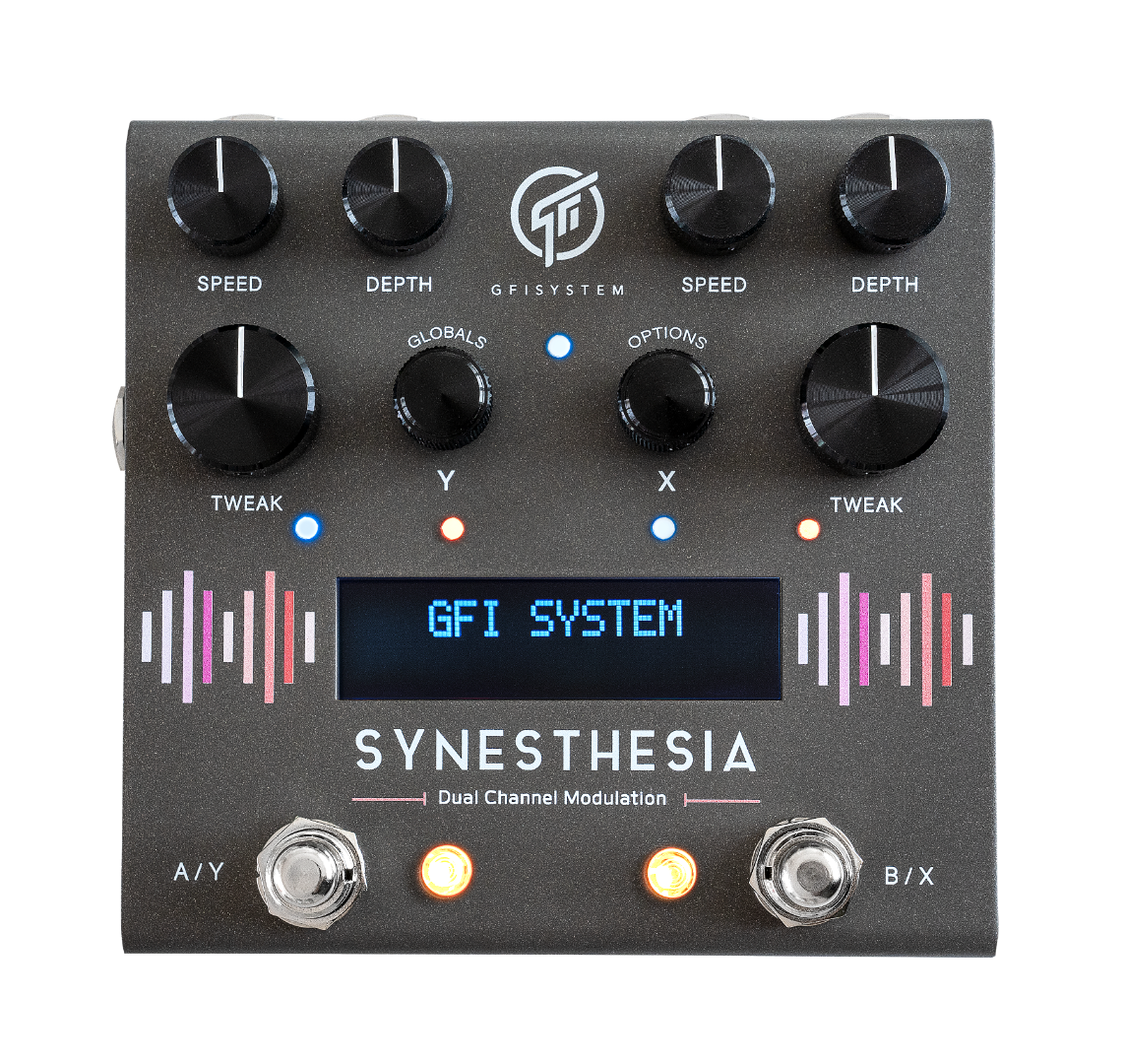 ギター GFI SYSTEM EQUALISYS Sale | GFI System Synesthesia Dual Channel Guitar Effects